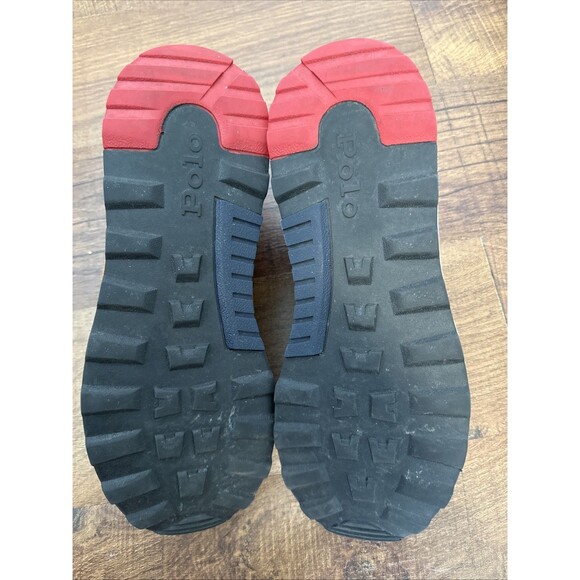 Polo Ralph Lauren Trackster 200 Brown Suede & Mesh Sneakers Men 11.5 SK-LTL - Picture 7 of 7